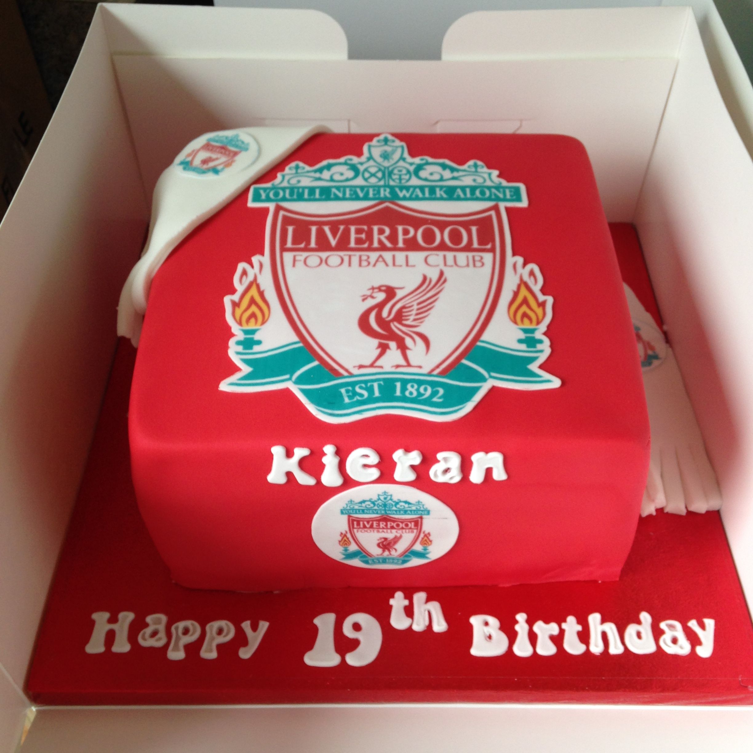 Gâteau football LIVERPOOL