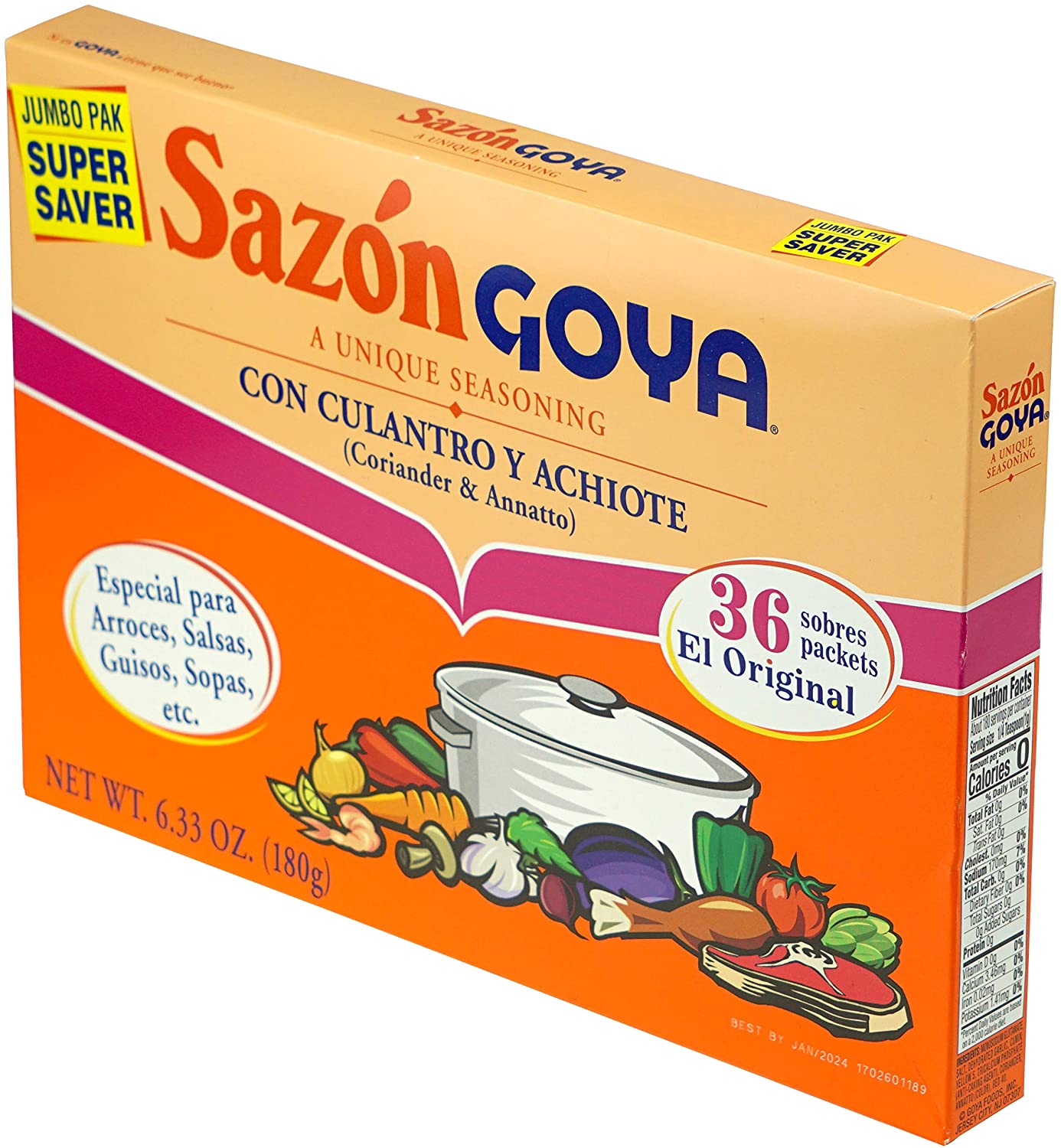 Sazon Goya USA MARKET