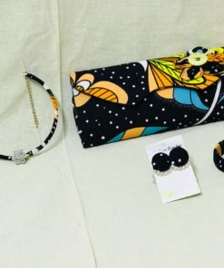 Ensemble pochette chaussure collier boucle