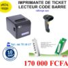 IMPRIMANTE DE TICKET ET LECTEUR DE CODE