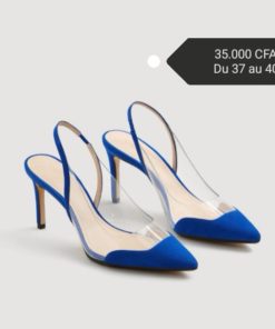 Escarpins transparent cuir MANGO