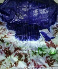 LE MÈTRE BAZIN RICHE YUME SALADE MOTIF ATTACHE