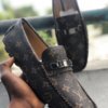 Mocassin Louis Vuitton (Noir Dorée et Noir Argentée)