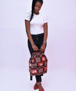 SAC A DOS PERSONNALISÉ AVEC UN TISSU AFRICAIN