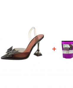 Chaussures Noire Transparente + Tisane Femme Fontaine