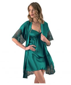20 Nuisettes Femme avec Peignoir Vert