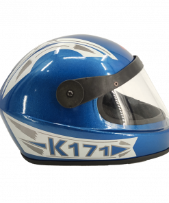 Casque Moto Blue