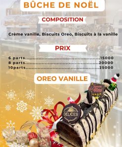 Buches de Noel OREO VANILLE